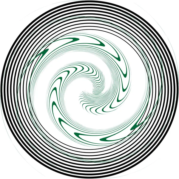 Espiral Abstracta Superpuesta Remolino Vector Giro Voluta Hélice Vértigo Coclear — Vector de stock