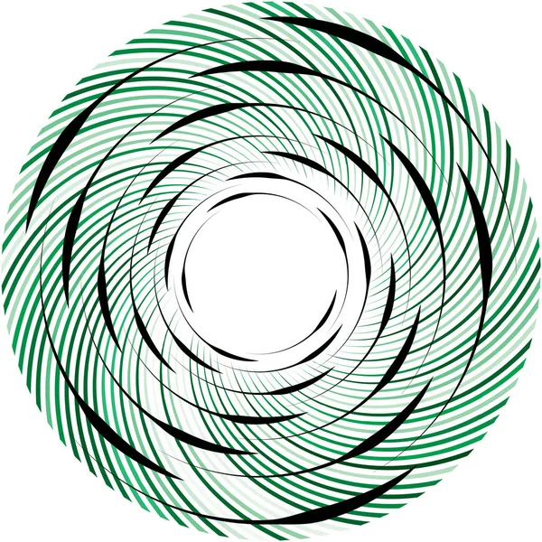 Superposition Abstraite Spirale Tourbillon Vecteur Tourbillon Volute Hélice Vertige Cochléaire — Image vectorielle