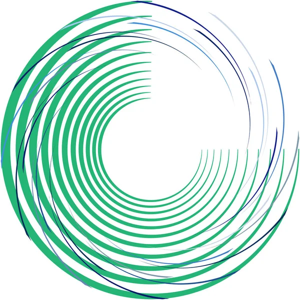 Überlagerung Abstrakter Spirale Wirbel Wirbelvektor Volute Helix Cochlea Schwindel Kreisförmig — Stockvektor