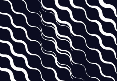 Dalgalı, dalgalı ve dalgalı, dalgalı köşegen, eğimli, eğimli ve eğimli çizgiler, çizgiler soyut siyah ve beyaz, monokrom tasarım ögesi, arkaplan, desen ve doku