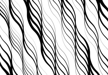 Dalgalı, dalgalı ve dalgalı, dalgalı köşegen, eğimli, eğimli ve eğimli çizgiler, çizgiler soyut siyah ve beyaz, monokrom tasarım ögesi, arkaplan, desen ve doku