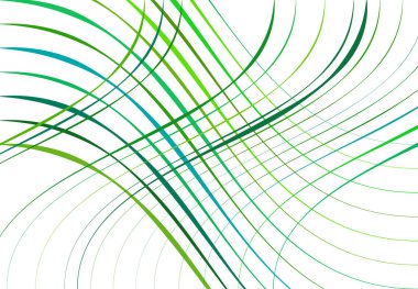 Şebeke, dalgalı, dalgalı, dalgalı, dalgalı çizgiler. Soyut renkli yeşil geometrik arkaplan, doku, arkaplan ve desen
