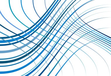 Şebeke, dalgalı, dalgalı, dalgalı, dalgalı çizgiler. Soyut renkli BLUE geometrik arkaplan, doku, arkaplan ve desen