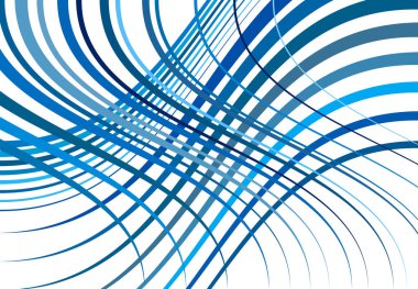 Şebeke, dalgalı, dalgalı, dalgalı, dalgalı çizgiler. Soyut renkli BLUE geometrik arkaplan, doku, arkaplan ve desen