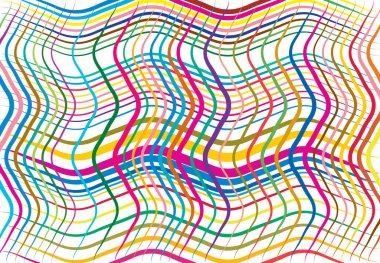 Canlı, canlı, dalgalı, dalgalı, dalgalı, dalgalı çizgiler. Soyut renkli, çok renkli arkaplan, doku, arkaplan ve desen