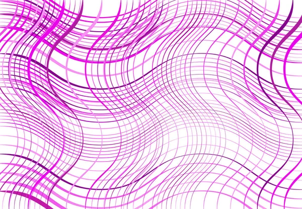 Grid Mesh Wavy Undulating Waving Billowy Lines Abstract Colorful Purple — Stock Vector