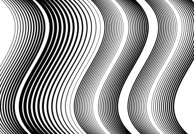 Dalgalı, dalgalı ve dalgalı, dalgalı çizgiler, çizgiler soyut tasarım ögesi, arkaplan, desen ve doku