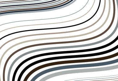 Renkli dalgalı, dalgalı ve dalgalı, dalgalı köşegen, eski ve eğimli, eğik çizgiler, çizgiler soyut tasarım öğesi. Renkli koyu arkaplan, desen ve doku