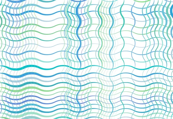 グリッド波状の 弱々しい線のメッシュ 要約カラフルで多色の青の背景 背景とパターン スクイグル スクイグルライン格子グリル — ストックベクタ