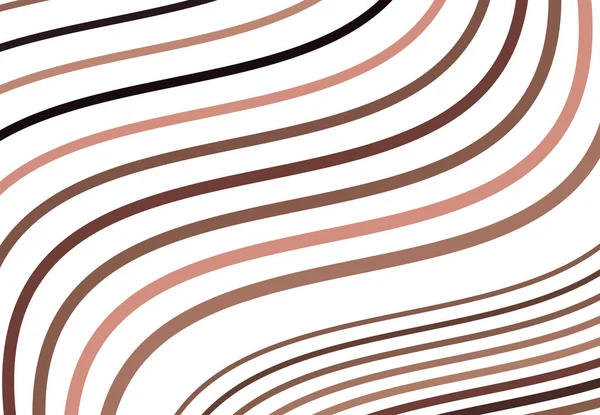 多彩的波浪形 波浪形和波浪形 波浪形对角线 椭圆形和倾斜 倾斜线 条纹抽象设计元素 色彩艳丽的褐色背景 图案和质地 — 图库矢量图片