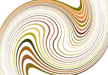 Bükme, girdap çizgileri, çizgiler. Dalgalı, eşmerkezli şeritler ve çizgiler sallıyor. Rastgele çizgiler üzerinde döndürme, döndürme ve döndürme efekti