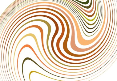 Bükme, girdap çizgileri, çizgiler. Dalgalı, eşmerkezli şeritler ve çizgiler sallıyor. Rastgele çizgiler üzerinde döndürme, döndürme ve döndürme efekti