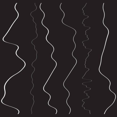 Düzensiz, rastgele oynatma, karalamalar, dalgalı çizgiler, çizgiler. Dalgalı çizgiler, dalgalı deformasyon, bozulma