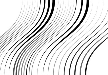 Soyut dalgalı, dalgalı, dalgalı ve dalgalı çizgiler, çizgiler. Kıvrımlı, kıvrımlı kıvrımlı çizgiler. Soyut siyah beyaz, tek renkli, gri tonlu desen, arkaplan, arkaplan ve doku