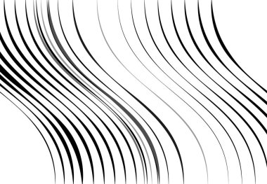 Soyut dalgalı, dalgalı, dalgalı ve dalgalı çizgiler, çizgiler. Kıvrımlı, kıvrımlı kıvrımlı çizgiler. Soyut siyah beyaz, tek renkli, gri tonlu desen, arkaplan, arkaplan ve doku