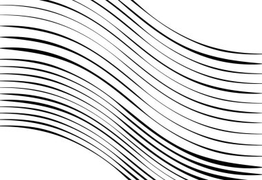 Soyut dalgalı, dalgalı, dalgalı ve dalgalı çizgiler, çizgiler. Kıvrımlı, kıvrımlı kıvrımlı çizgiler. Soyut siyah beyaz, tek renkli, gri tonlu desen, arkaplan, arkaplan ve doku