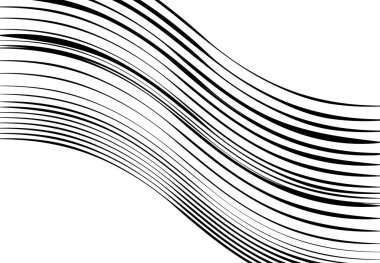 Soyut dalgalı, dalgalı, dalgalı ve dalgalı çizgiler, çizgiler. Kıvrımlı, kıvrımlı kıvrımlı çizgiler. Soyut siyah beyaz, tek renkli, gri tonlu desen, arkaplan, arkaplan ve doku