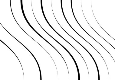 Soyut dalgalı, dalgalı, dalgalı ve dalgalı çizgiler, çizgiler. Kıvrımlı, kıvrımlı kıvrımlı çizgiler. Soyut siyah beyaz, tek renkli, gri tonlu desen, arkaplan, arkaplan ve doku