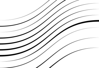 Soyut dalgalı, dalgalı, dalgalı ve dalgalı çizgiler, çizgiler. Kıvrımlı, kıvrımlı kıvrımlı çizgiler. Soyut siyah beyaz, tek renkli, gri tonlu desen, arkaplan, arkaplan ve doku