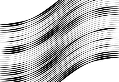 Soyut dalgalı, dalgalı, dalgalı ve dalgalı çizgiler, çizgiler. Kıvrımlı, kıvrımlı kıvrımlı çizgiler. Soyut siyah beyaz, tek renkli, gri tonlu desen, arkaplan, arkaplan ve doku