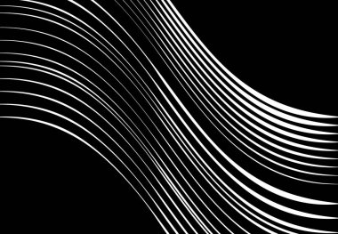 Soyut dalgalı, dalgalı, dalgalı ve dalgalı çizgiler, çizgiler. Kıvrımlı, kıvrımlı kıvrımlı çizgiler. Soyut siyah beyaz, tek renkli, gri tonlu desen, arkaplan, arkaplan ve doku