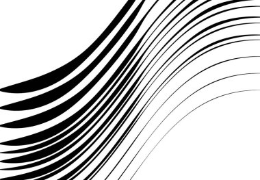 Soyut dalgalı, dalgalı, dalgalı ve dalgalı çizgiler, çizgiler. Kıvrımlı, kıvrımlı kıvrımlı çizgiler. Soyut siyah beyaz, tek renkli, gri tonlu desen, arkaplan, arkaplan ve doku