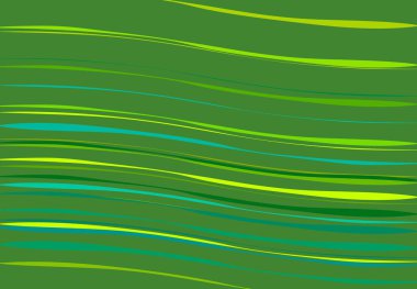 Soyut dalgalı, dalgalı, dalgalı ve dalgalı çizgiler, çizgiler. Kıvrımlı, kıvrımlı kıvrımlı çizgiler. Soyut yeşil desen, arkaplan, arkaplan, arkaplan ve doku