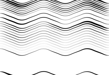 Soyut dalgalı, dalgalı, dalgalı ve dalgalı çizgiler, çizgiler. Kıvrımlı, kıvrımlı kıvrımlı çizgiler. Soyut siyah beyaz, tek renkli, gri tonlu desen, arkaplan, arkaplan ve doku