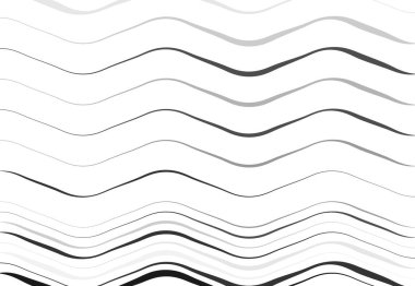 Soyut dalgalı, dalgalı, dalgalı ve dalgalı çizgiler, çizgiler. Kıvrımlı, kıvrımlı kıvrımlı çizgiler. Soyut siyah beyaz, tek renkli, gri tonlu desen, arkaplan, arkaplan ve doku