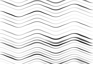 Soyut dalgalı, dalgalı, dalgalı ve dalgalı çizgiler, çizgiler. Kıvrımlı, kıvrımlı kıvrımlı çizgiler. Soyut siyah beyaz, tek renkli, gri tonlu desen, arkaplan, arkaplan ve doku