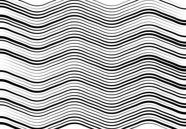 Soyut dalgalı, dalgalı, dalgalı ve dalgalı çizgiler, çizgiler. Kıvrımlı, kıvrımlı kıvrımlı çizgiler. Soyut siyah beyaz, tek renkli, gri tonlu desen, arkaplan, arkaplan ve doku