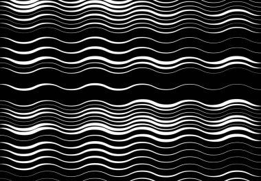 Soyut dalgalı, dalgalı, dalgalı ve dalgalı çizgiler, çizgiler. Kıvrımlı, kıvrımlı kıvrımlı çizgiler. Soyut siyah beyaz, tek renkli, gri tonlu desen, arkaplan, arkaplan ve doku