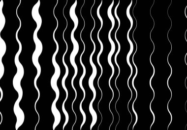 Soyut dalgalı, dalgalı, dalgalı ve dalgalı çizgiler, çizgiler. Kıvrımlı, kıvrımlı kıvrımlı çizgiler. Soyut siyah beyaz, tek renkli, gri tonlu desen, arkaplan, arkaplan ve doku