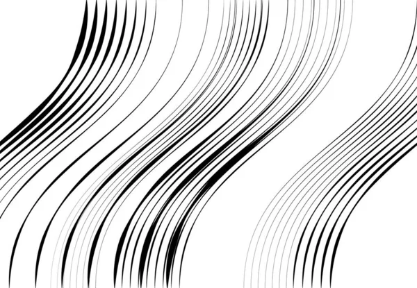 Lignes Rayures Abstraites Ondulées Ondulées Bouillonnantes Ondulées Glissez Tortillez Les — Image vectorielle