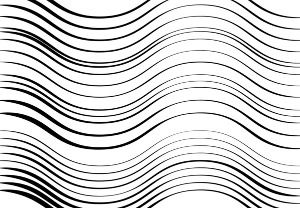 Abstrakte Wellige Wellenförmige Wogende Und Wellenförmige Linien Streifen Verschnörkelte Verschnörkelte — Stockvektor