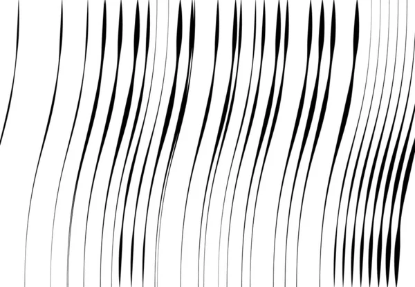 Abstrato Ondulado Ondulando Billowy Ondulando Linhas Listras Squiggly Squiggle Linhas — Vetor de Stock