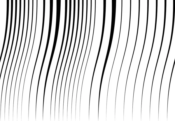 Righe Ondulate Ondulate Ondulate Ondulate Astratte Squiggly Linee Contorte Con — Vettoriale Stock