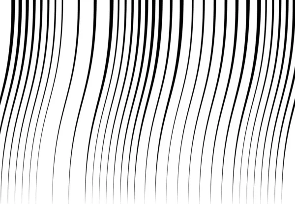 要旨波状 波状の線 斜めに ねじれ効果のある細い線 要旨白黒 モノクロ グレースケールパターン テクスチャ — ストックベクタ