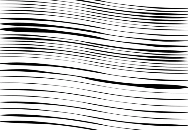 Abstract Wavy Waving Billowy Undulating Lines Stripes Squiggly Squiggle Lines — Stock Vector