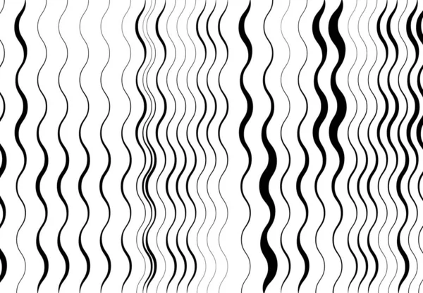 波浪形 波浪形 波浪形 波浪形 有扭曲效果的斜角线 摘要黑白 灰度图案 背景及纹理 — 图库矢量图片