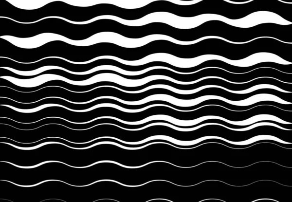 Abstrakte Wellige Wellenförmige Wogende Und Wellenförmige Linien Streifen Verschnörkelte Verschnörkelte — Stockvektor