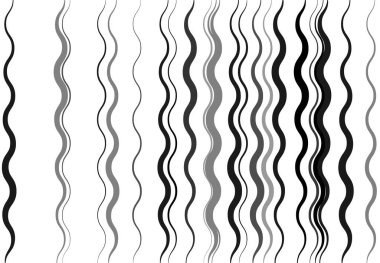 Soyut dalgalı, dalgalı, dalgalı ve dalgalı çizgiler, çizgiler. Kıvrımlı, kıvrımlı kıvrımlı çizgiler. Soyut siyah beyaz, tek renkli, gri tonlu desen, arkaplan, arkaplan ve doku