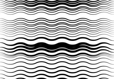 Soyut dalgalı, dalgalı, dalgalı ve dalgalı çizgiler, çizgiler. Kıvrımlı, kıvrımlı kıvrımlı çizgiler. Soyut siyah beyaz, tek renkli, gri tonlu desen, arkaplan, arkaplan ve doku