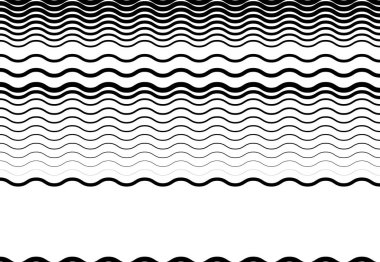 Soyut dalgalı, dalgalı, dalgalı ve dalgalı çizgiler, çizgiler. Kıvrımlı, kıvrımlı kıvrımlı çizgiler. Soyut siyah beyaz, tek renkli, gri tonlu desen, arkaplan, arkaplan ve doku