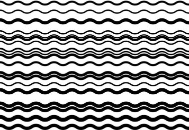 Soyut dalgalı, dalgalı, dalgalı ve dalgalı çizgiler, çizgiler. Kıvrımlı, kıvrımlı kıvrımlı çizgiler. Soyut siyah beyaz, tek renkli, gri tonlu desen, arkaplan, arkaplan ve doku