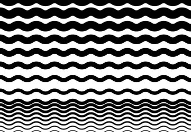 Soyut dalgalı, dalgalı, dalgalı ve dalgalı çizgiler, çizgiler. Kıvrımlı, kıvrımlı kıvrımlı çizgiler. Soyut siyah beyaz, tek renkli, gri tonlu desen, arkaplan, arkaplan ve doku