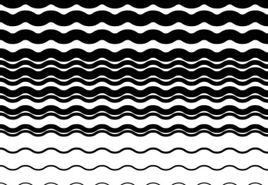 Soyut dalgalı, dalgalı, dalgalı ve dalgalı çizgiler, çizgiler. Kıvrımlı, kıvrımlı kıvrımlı çizgiler. Soyut siyah beyaz, tek renkli, gri tonlu desen, arkaplan, arkaplan ve doku