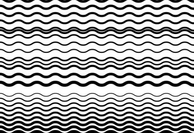 Soyut dalgalı, dalgalı, dalgalı ve dalgalı çizgiler, çizgiler. Kıvrımlı, kıvrımlı kıvrımlı çizgiler. Soyut siyah beyaz, tek renkli, gri tonlu desen, arkaplan, arkaplan ve doku