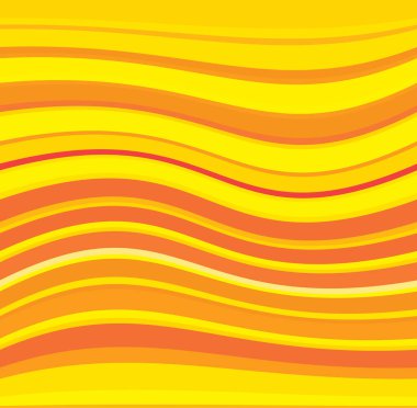 Renkli dalgalı, dalgalı ve dalgalı, dalgalı çizgiler, çizgili soyut tasarım öğesi. Renkli arkaplan, desen ve doku