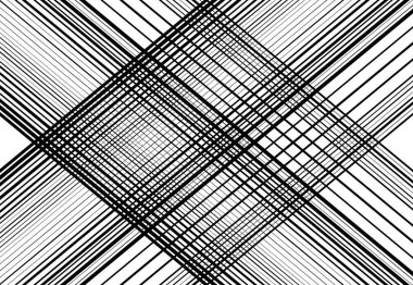 Ağ şebekesi, ağ. Kafes, ızgara, kafes deseni, arka plan ve doku. Kesişen, kesişen çizgiler vektör illüstrasyonu. Çizgiler, çizgiler bir X. soyut geometrik çizim oluşturuyor
